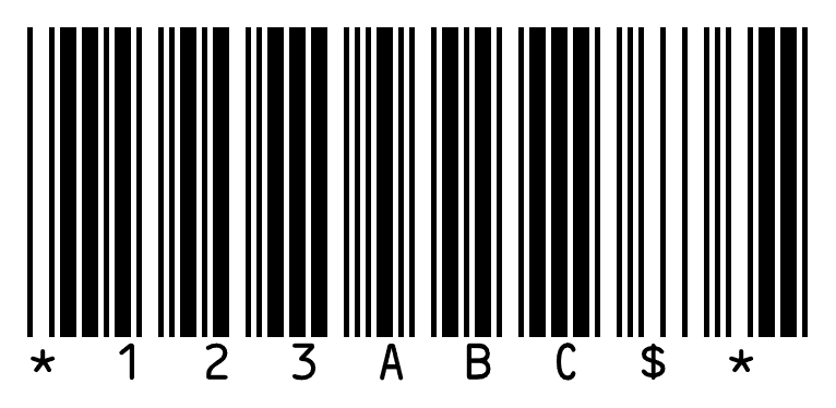 計算されたCODE39