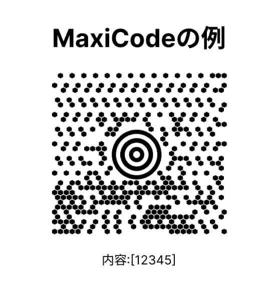 MaxiCodeの例